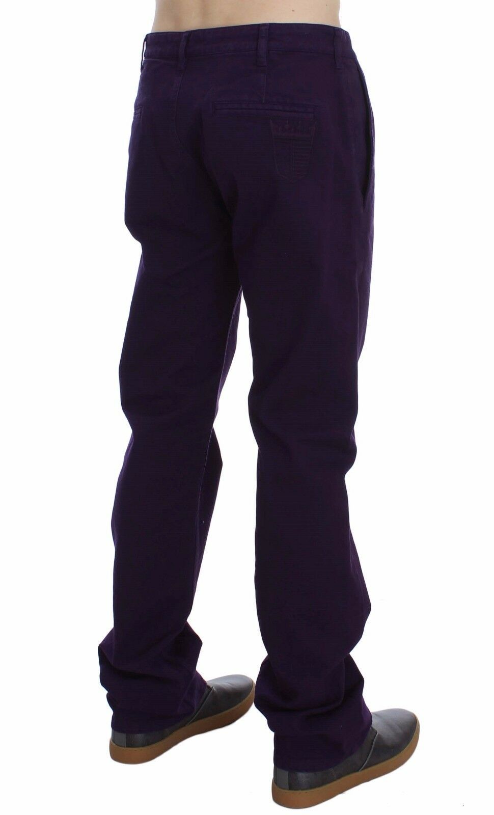 GF Ferre Lila Baumwolle Stretch Lila Fit Hose