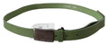 Costume National Green Leather Silver Buckle Waist Men's Belt