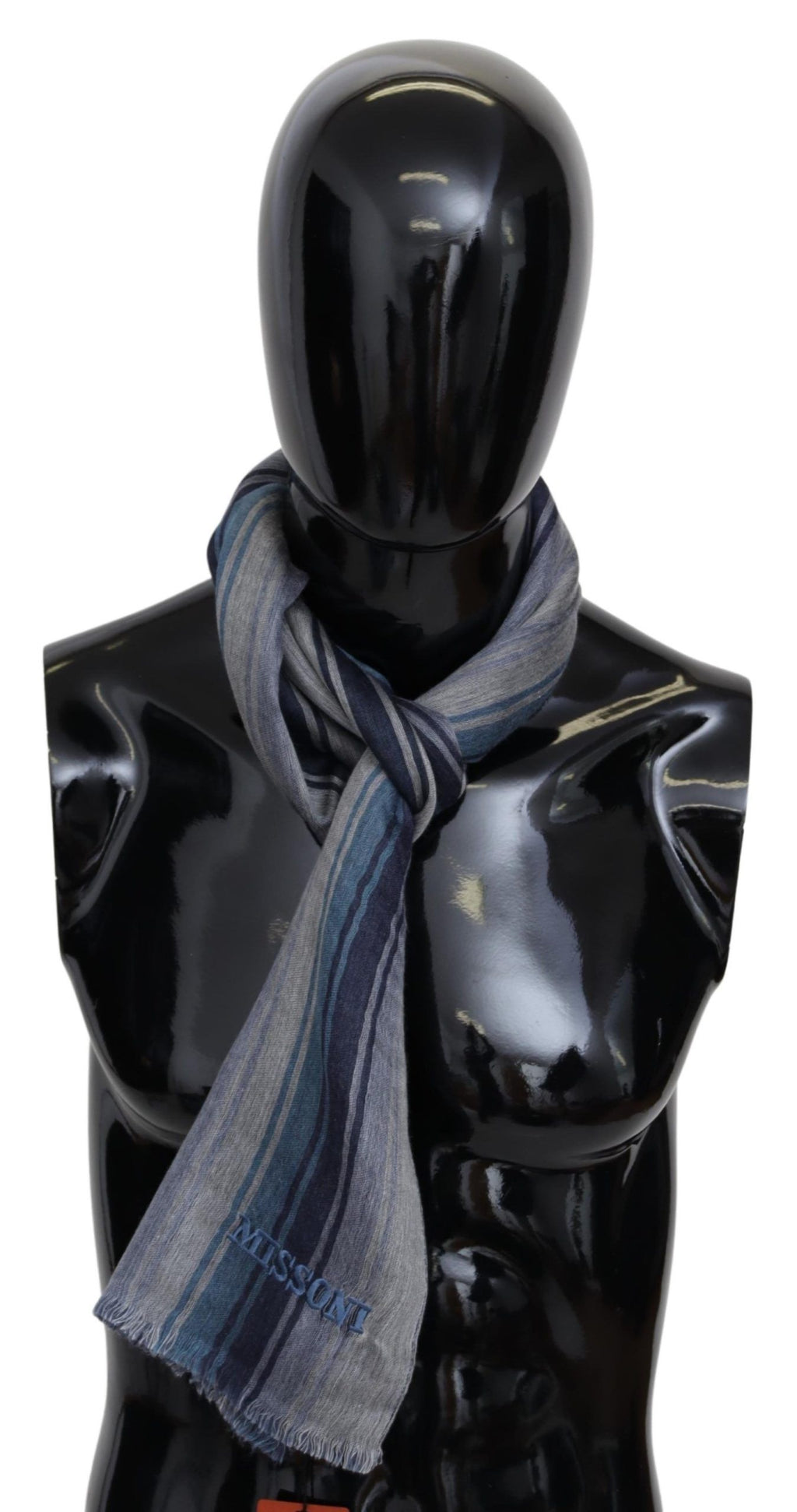 Missoni Multicolor Striped Unisex Wool Scarf