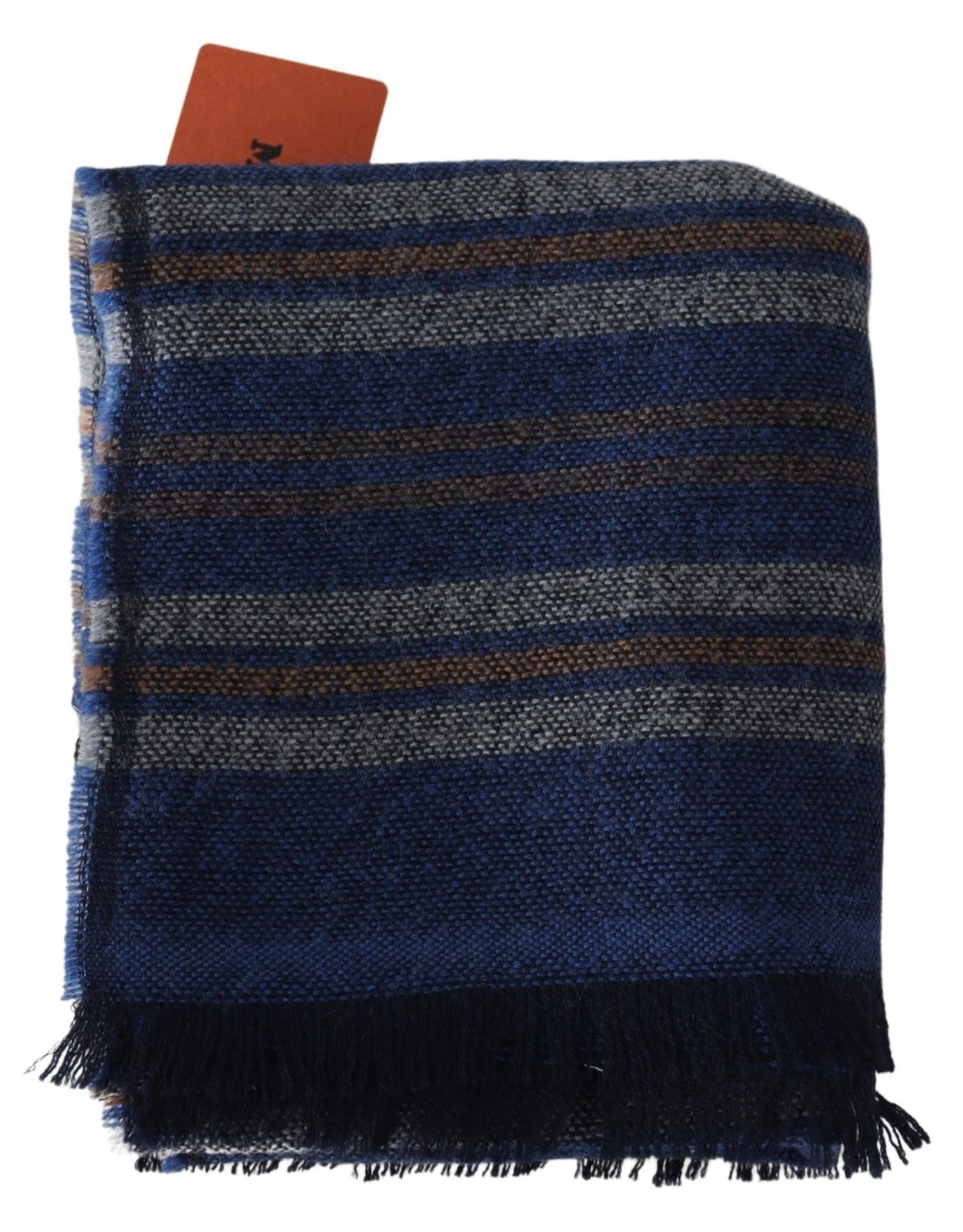 Missoni Mehrfarbig gestreifter Wollschal für Unisex