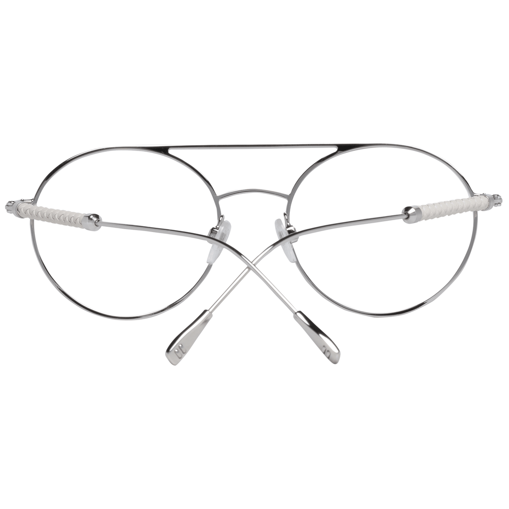 Tod's Weiße Metall- & Leder-Brille (Gestell)