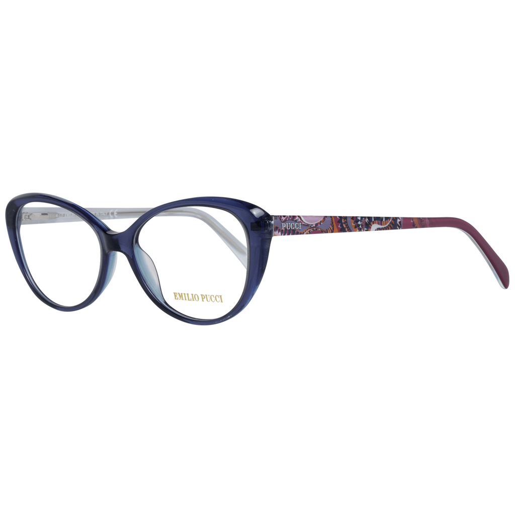 Emilio Pucci Chic Blue Full Rim Designer Women's Glasses