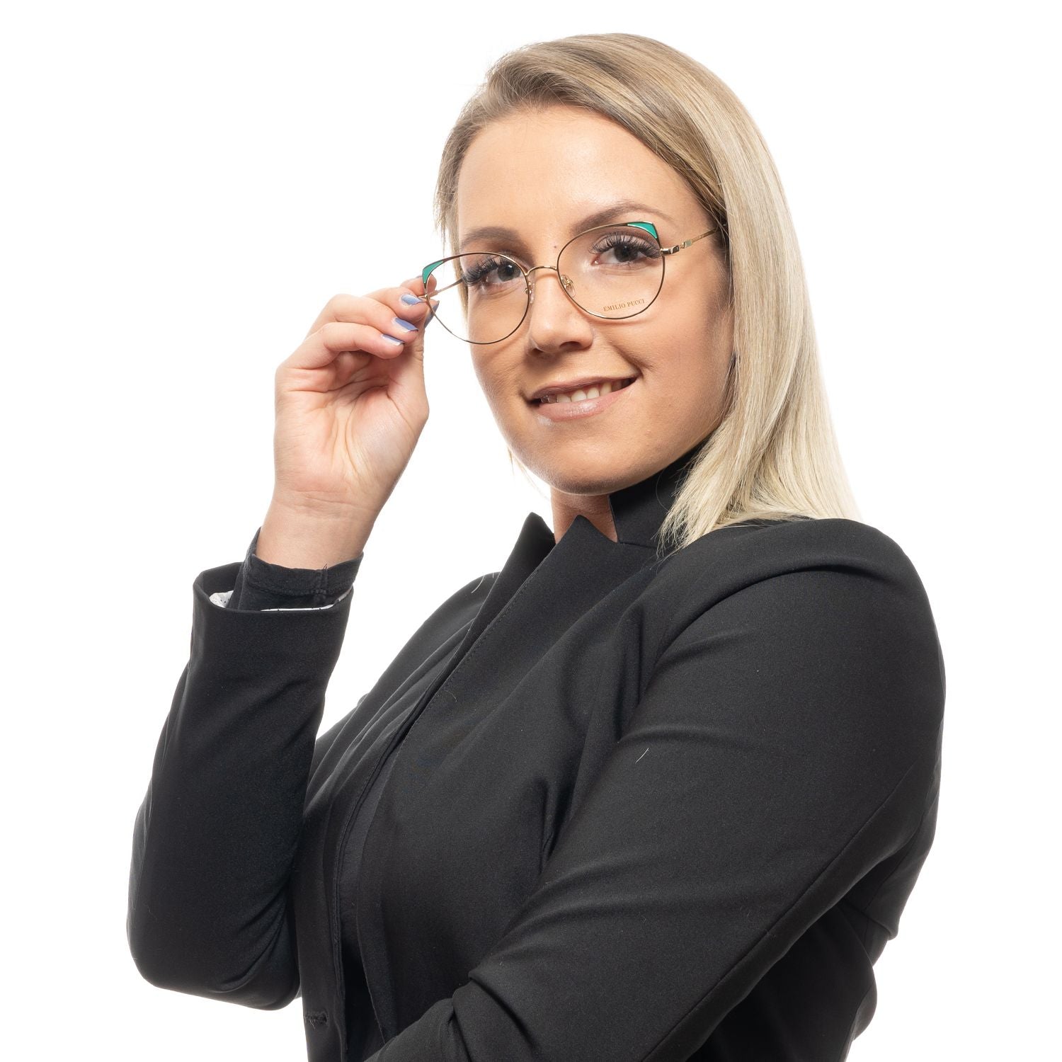 Emilio Pucci Brille aus Goldmetall (Fassung)