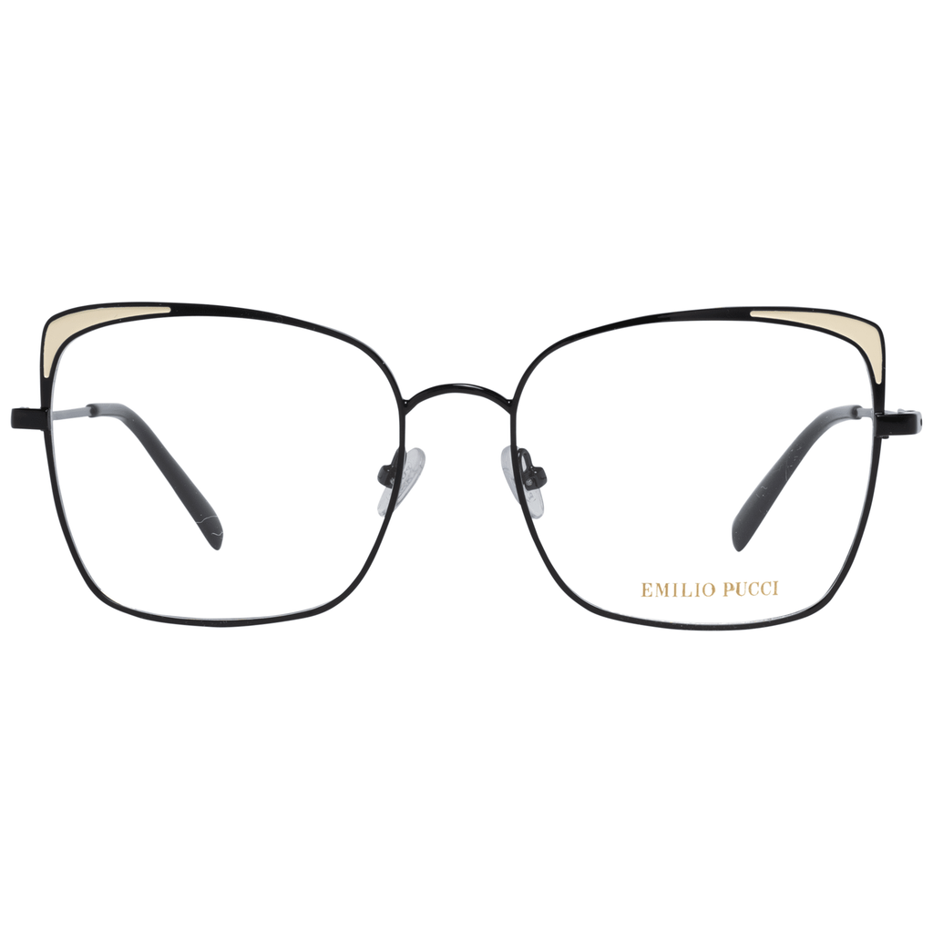 Emilio Pucci Schwarze Metallbrille (Gestell)