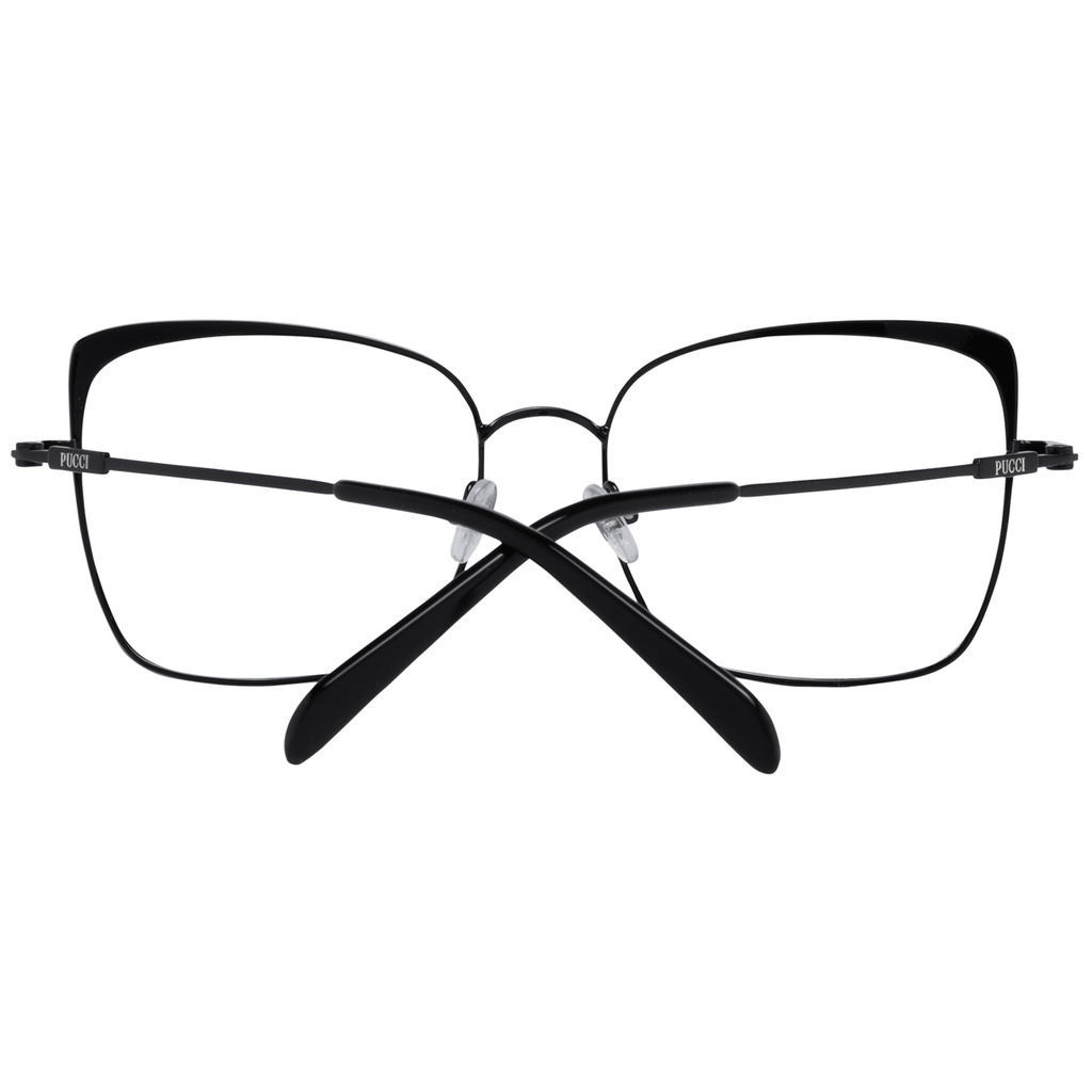 Emilio Pucci Schwarze Metallbrille (Gestell)