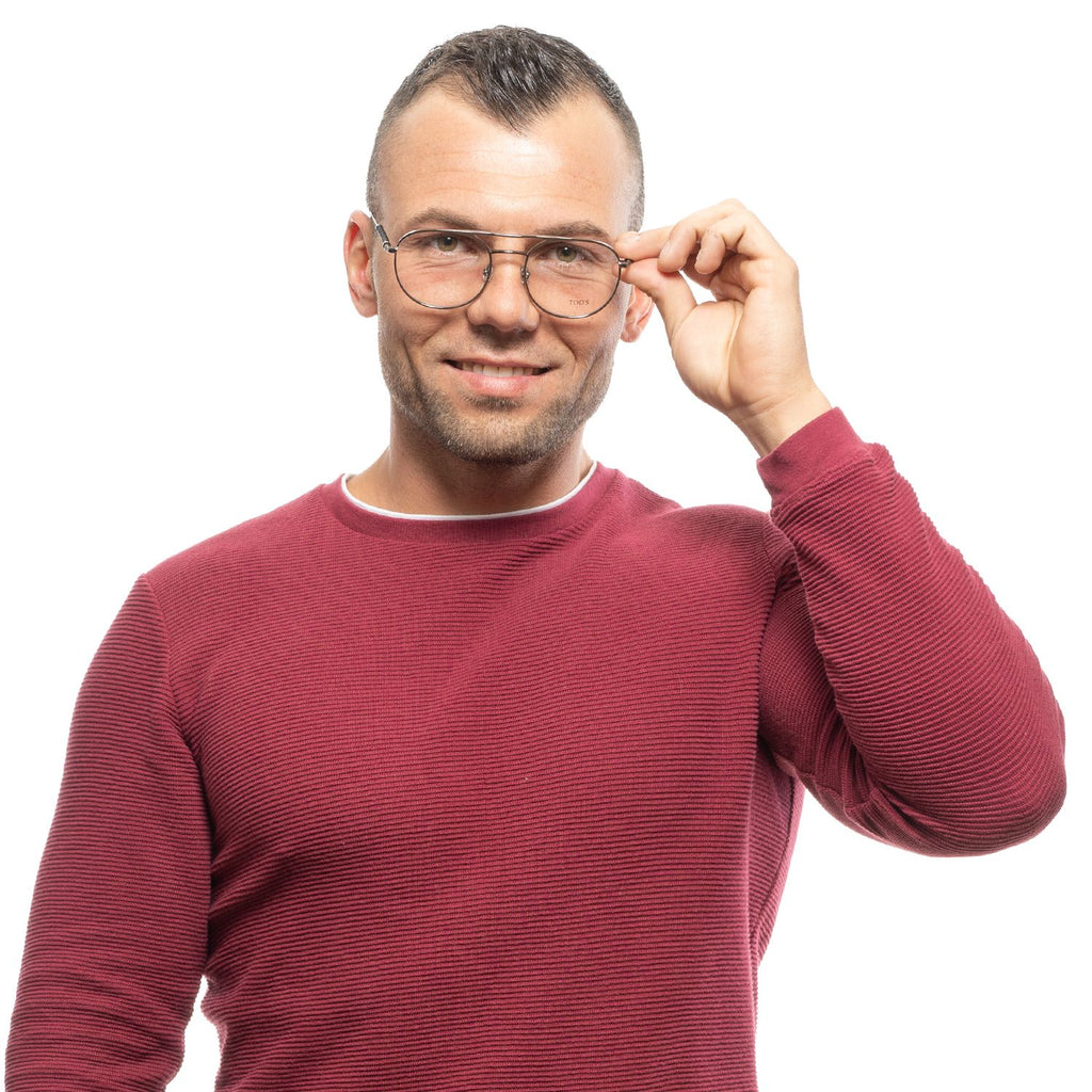 Tod's Brille aus silbernem Metall (Fassung)