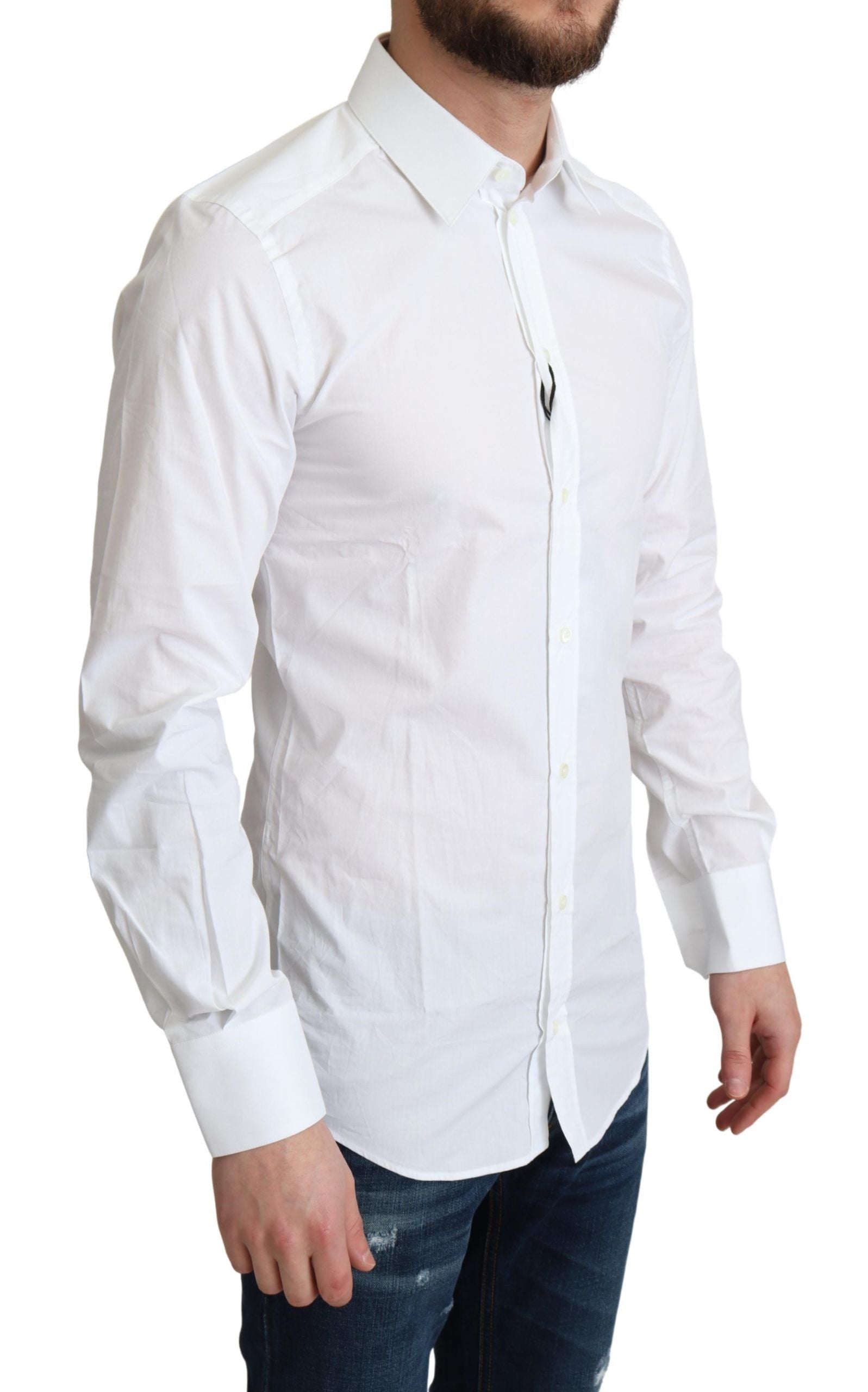 Dolce & Gabbana Men's Pure Cotton White Shirt