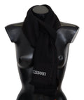 Missoni Schwarzer Unisex-Halstuchschal aus 100% Wolle