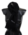 Missoni Black Unisex Wool Neck Warmer Wrap Scarf