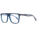 Yohji Yamamoto Blaue Kunststoff-Brille (Rahmen)