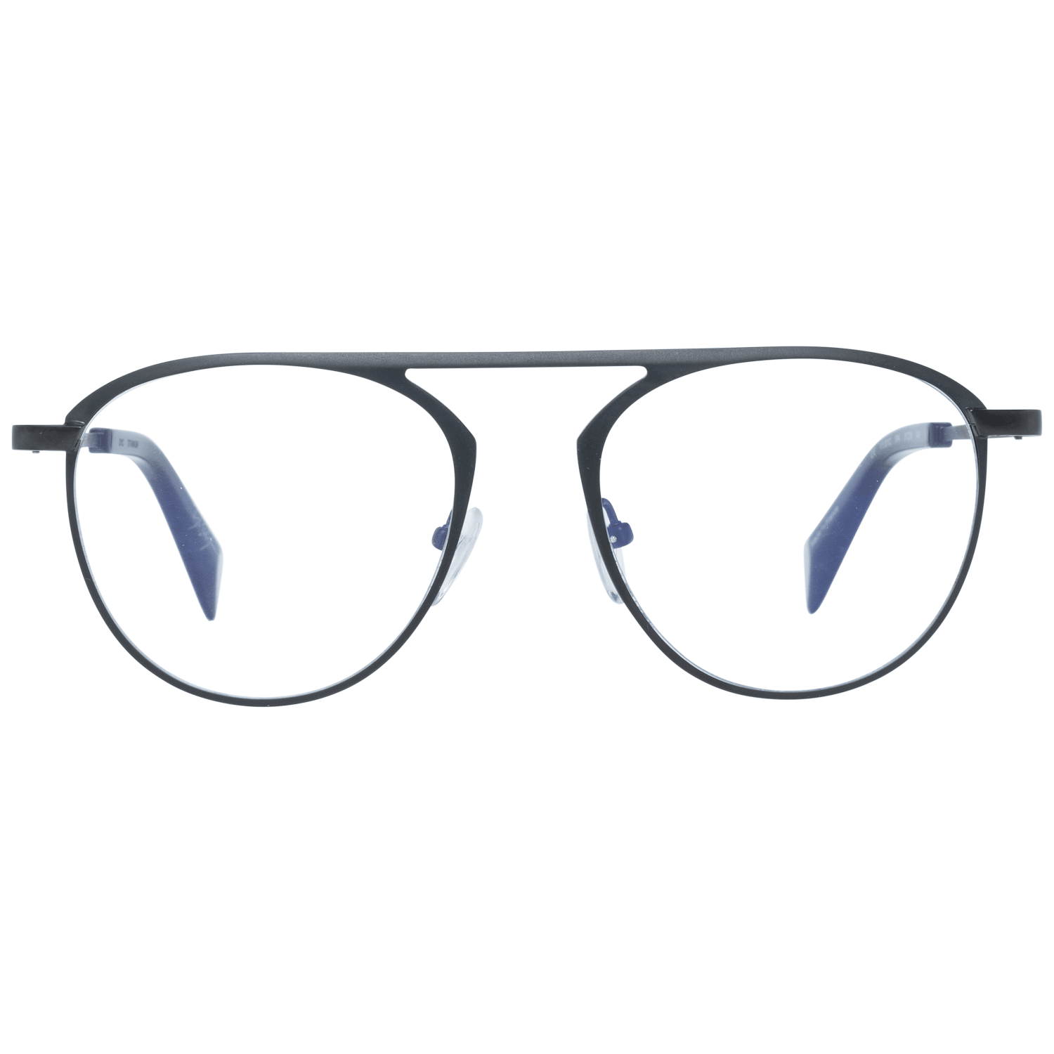 Yohji Yamamoto Schwarze Kunststoffbrille (Gestell)