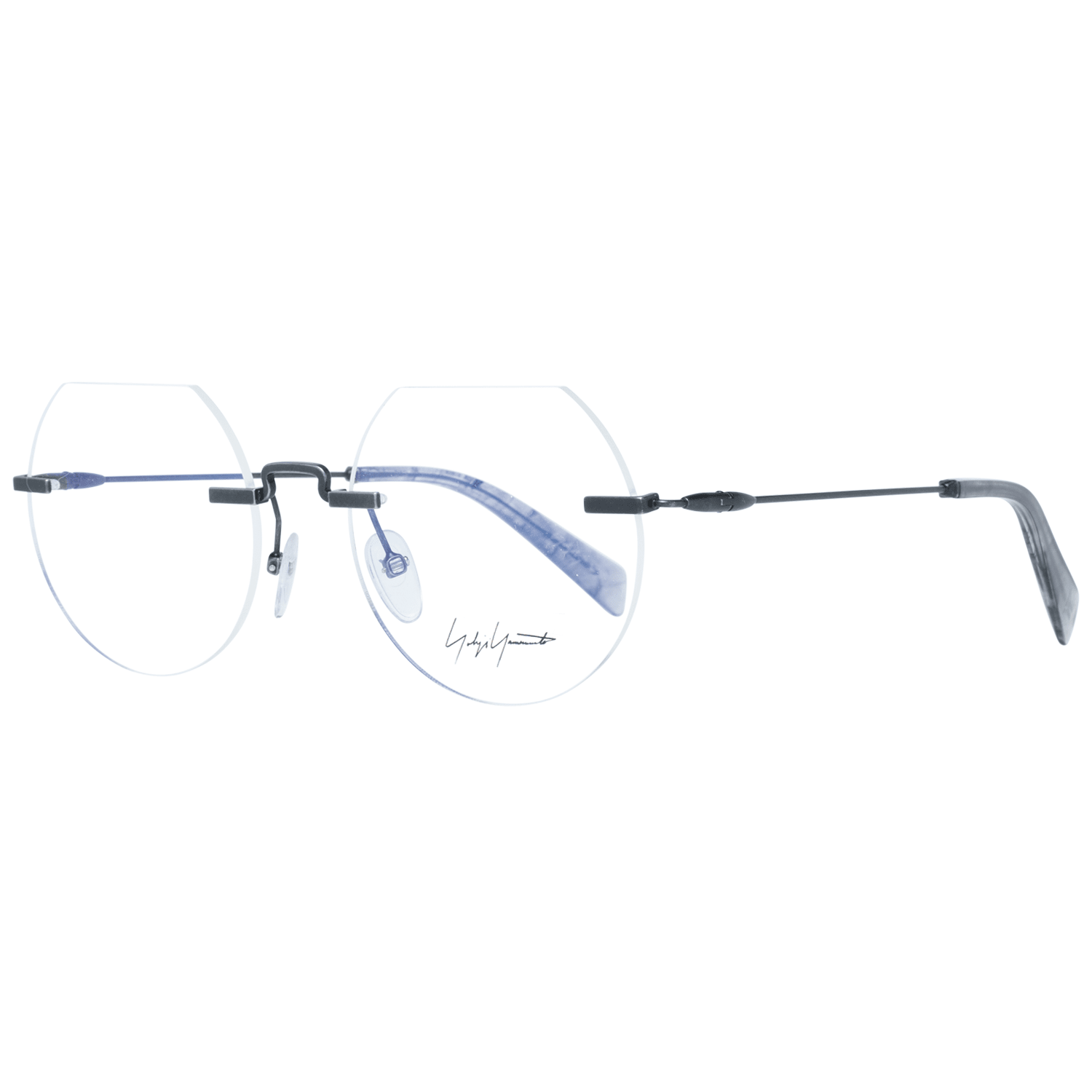 Yohji Yamamoto Graue Metallbrille (Gestell)