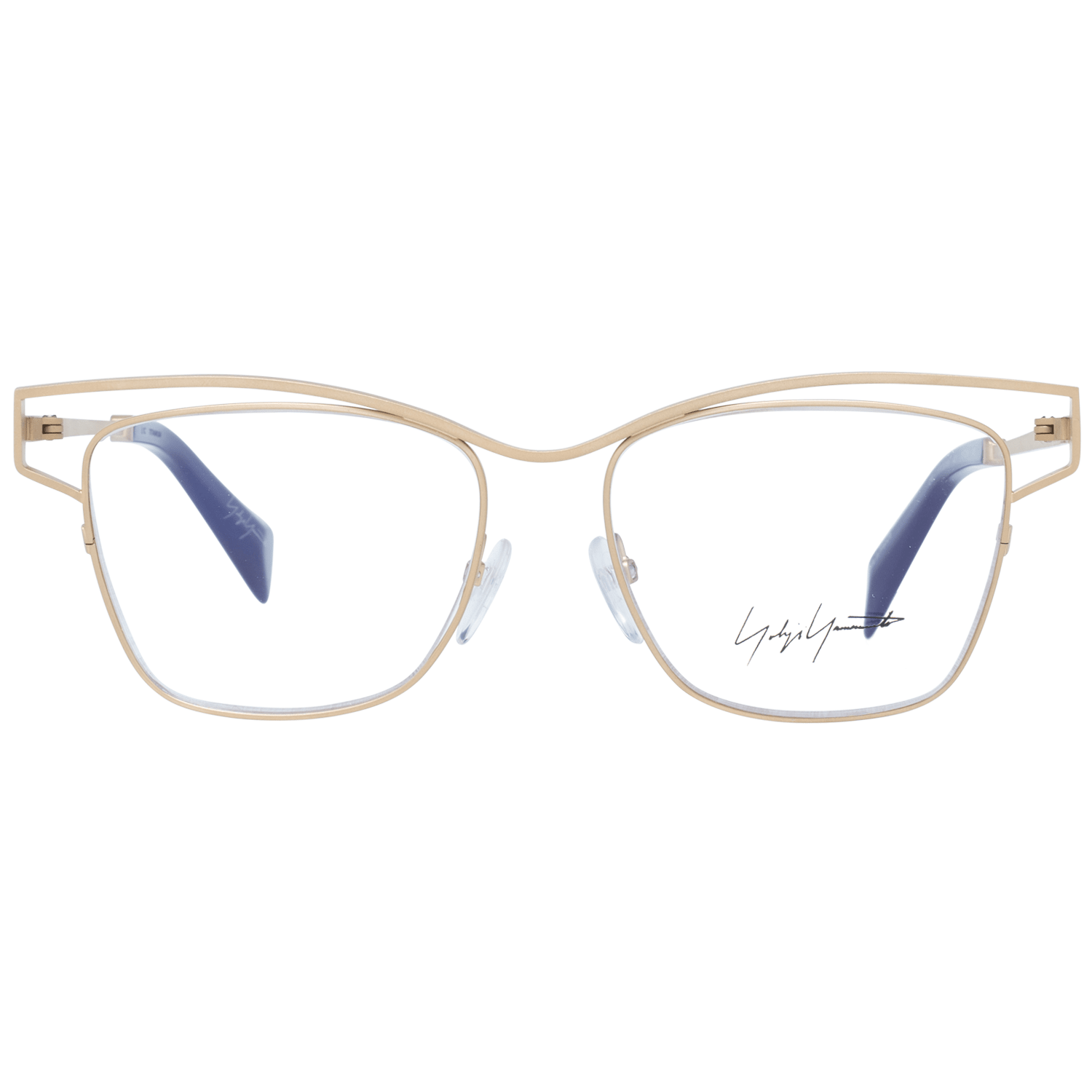 Yohji Yamamoto Brille aus Titan mit Gold-Finish (Fassung)