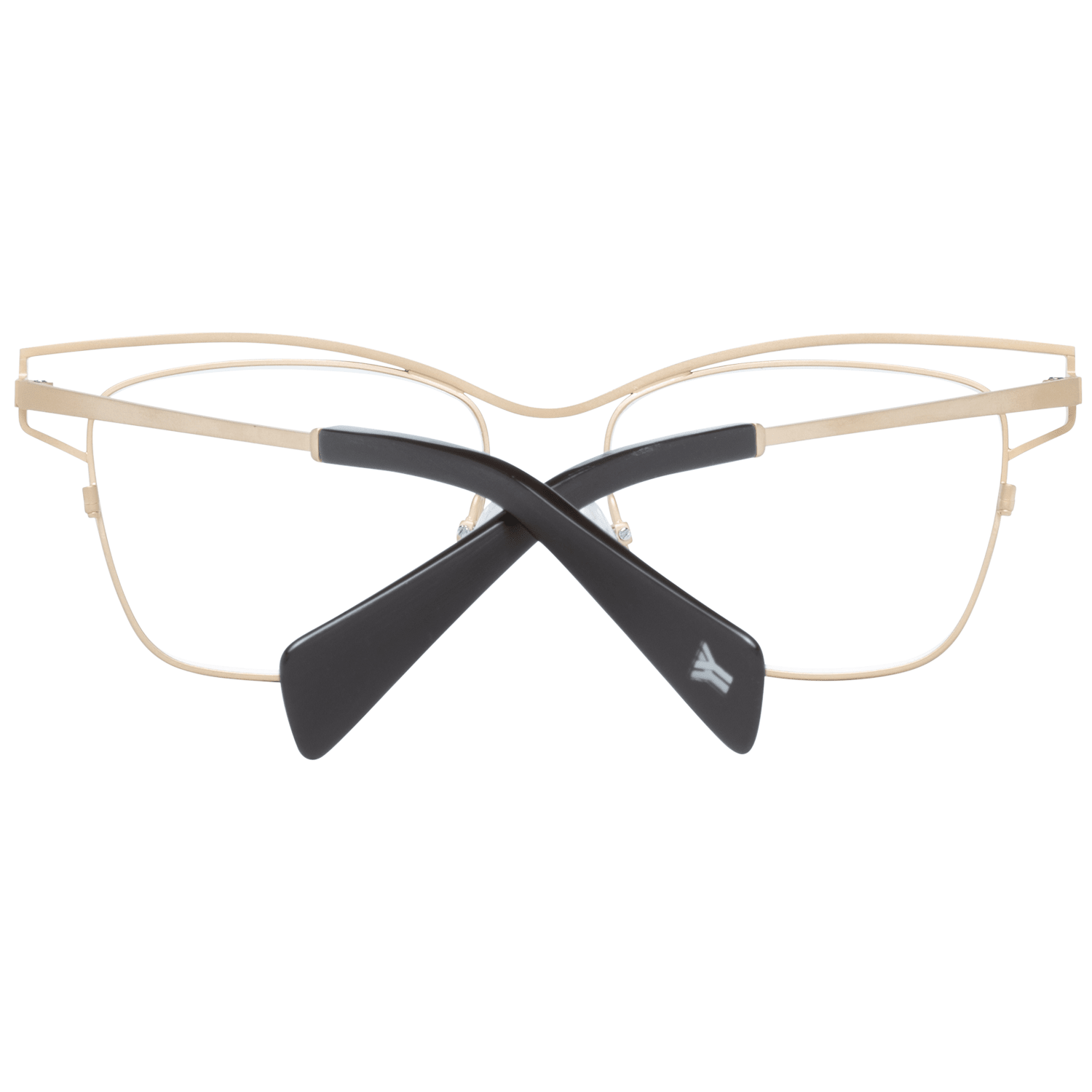 Yohji Yamamoto Brille aus Titan mit Gold-Finish (Fassung)