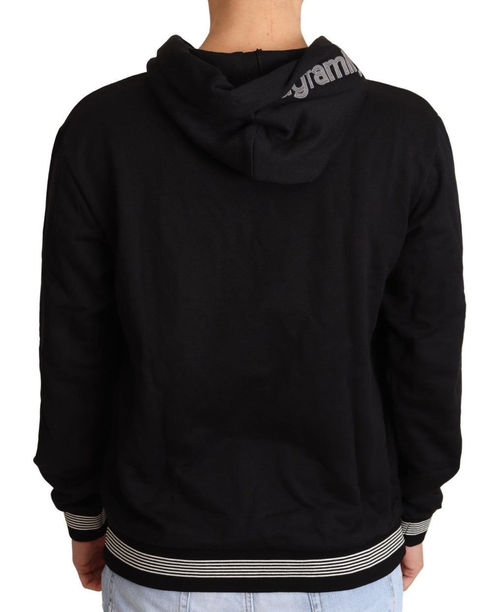 Dolce & Gabbana Black Cotton Hoodie #dgfamily