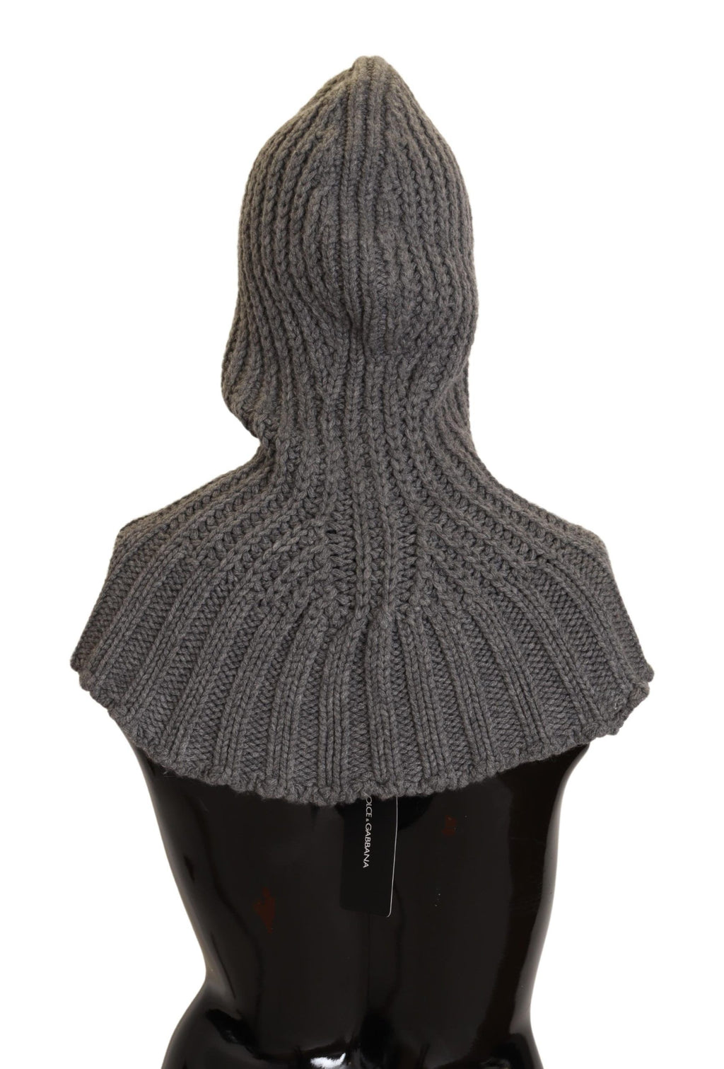 Dolce & Gabbana Grau 100% Kaschmir gestrickt Wrap One Size Schal