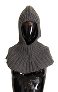 Dolce & Gabbana Grau 100% Kaschmir gestrickt Wrap One Size Schal