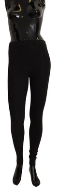 Dolce & Gabbana Grey Cashmere Tights Stockings Hosiery Socks