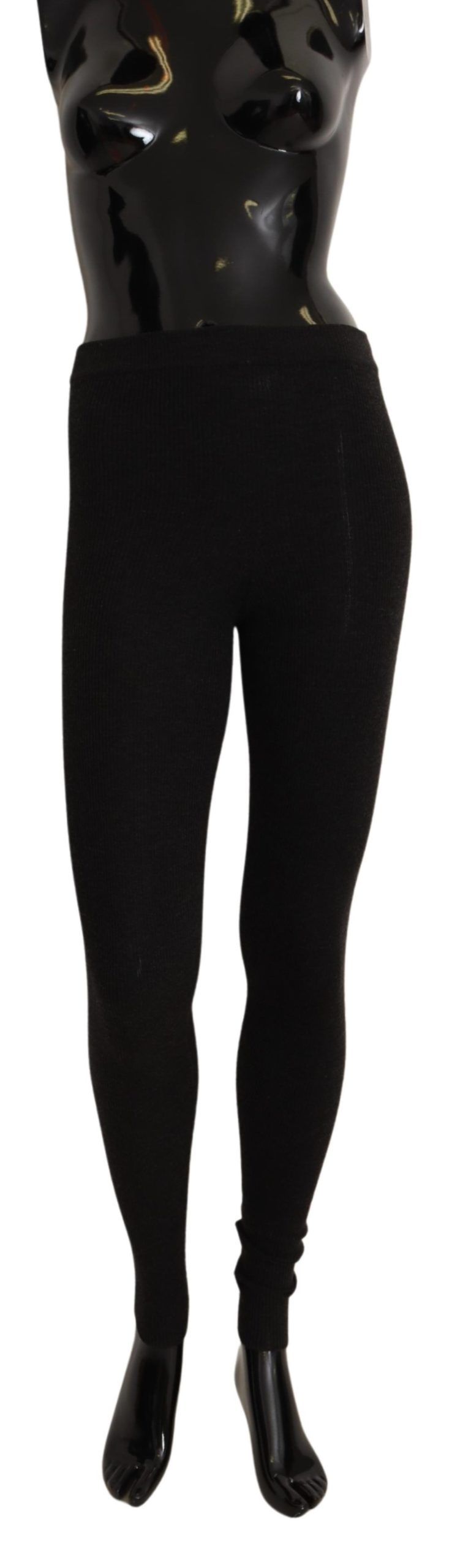 Dolce & Gabbana Grey Cashmere Tights Stockings Hosiery Socks