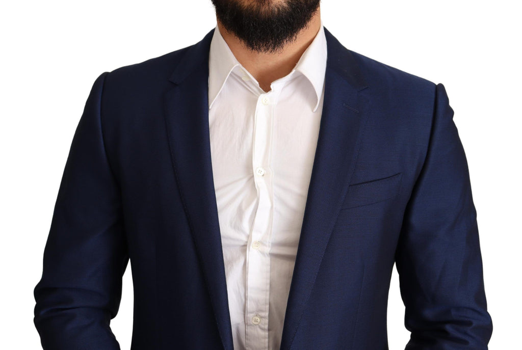 Dolce & Gabbana Navy Slim Fit Jacket MARTINI Blazer