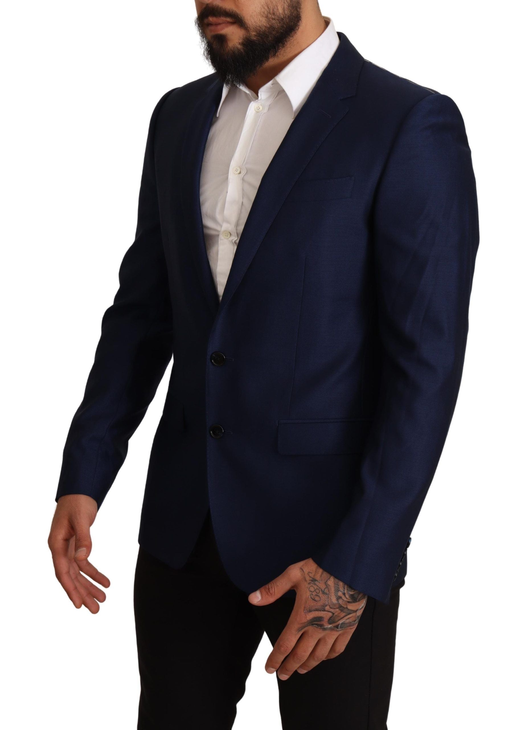 Dolce & Gabbana Navy Slim Fit Jacket MARTINI Blazer