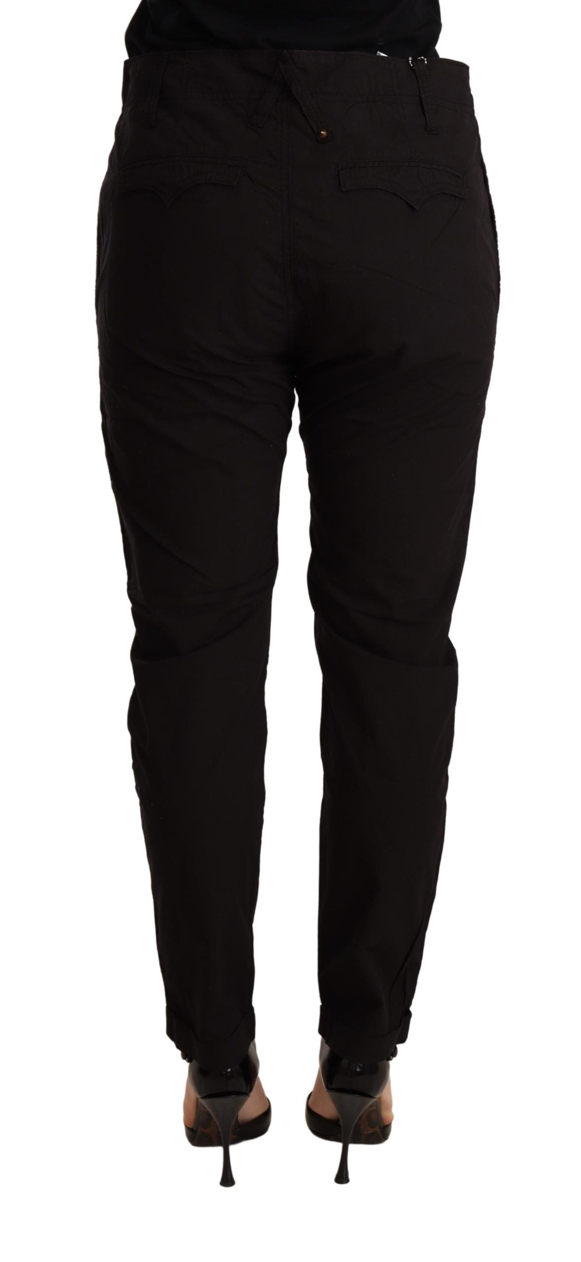 CYCLE Black Mid-Rise Skinny Jeans BAGGY Fit