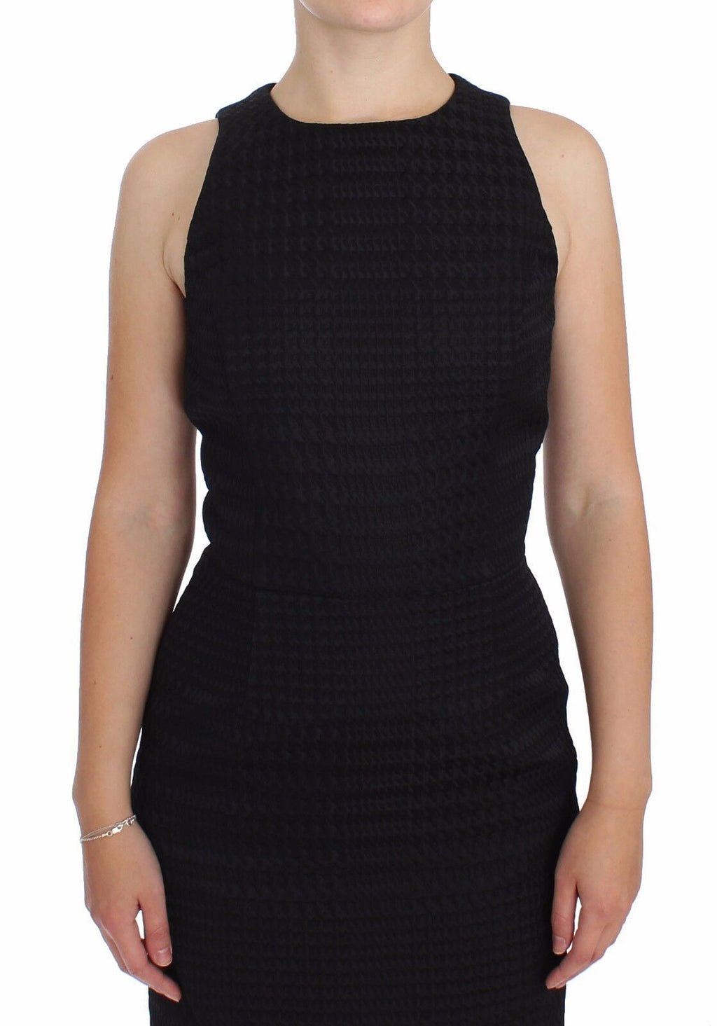 DAIZY SHELY Black Sheath Dress Evening Dress Knee-Length