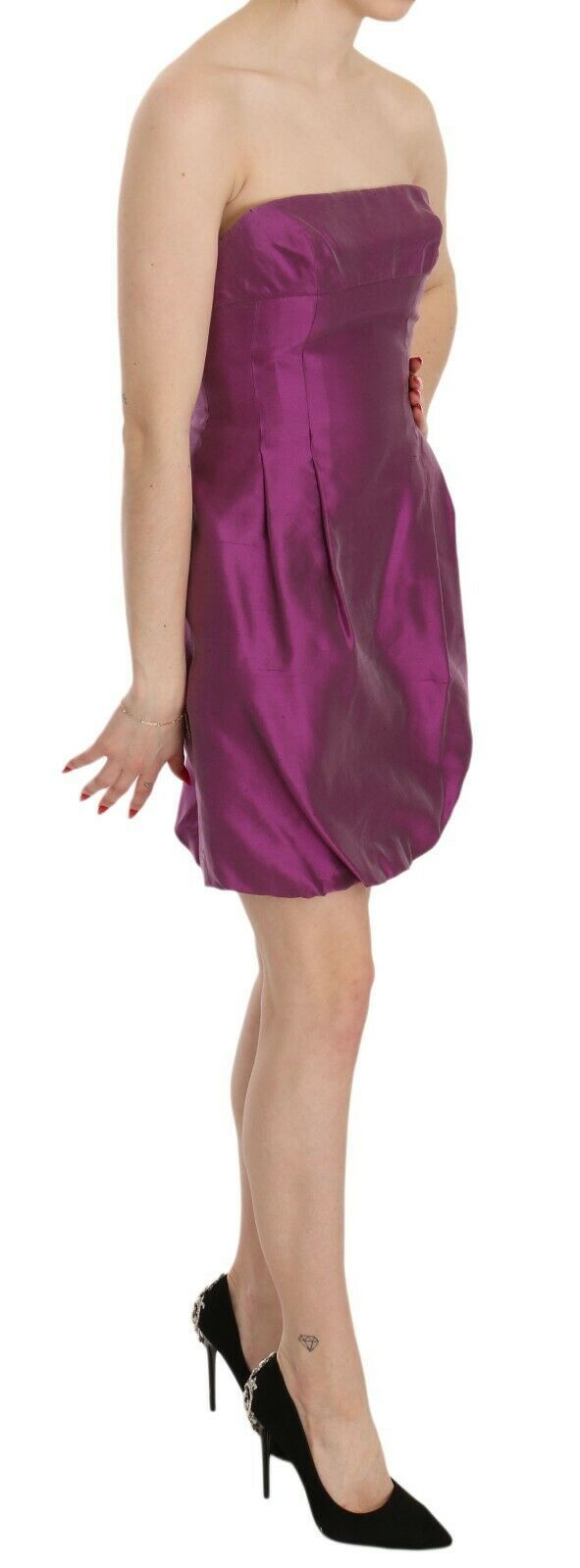 Ermanno Scervino Pink Backless Halter Midi Dress