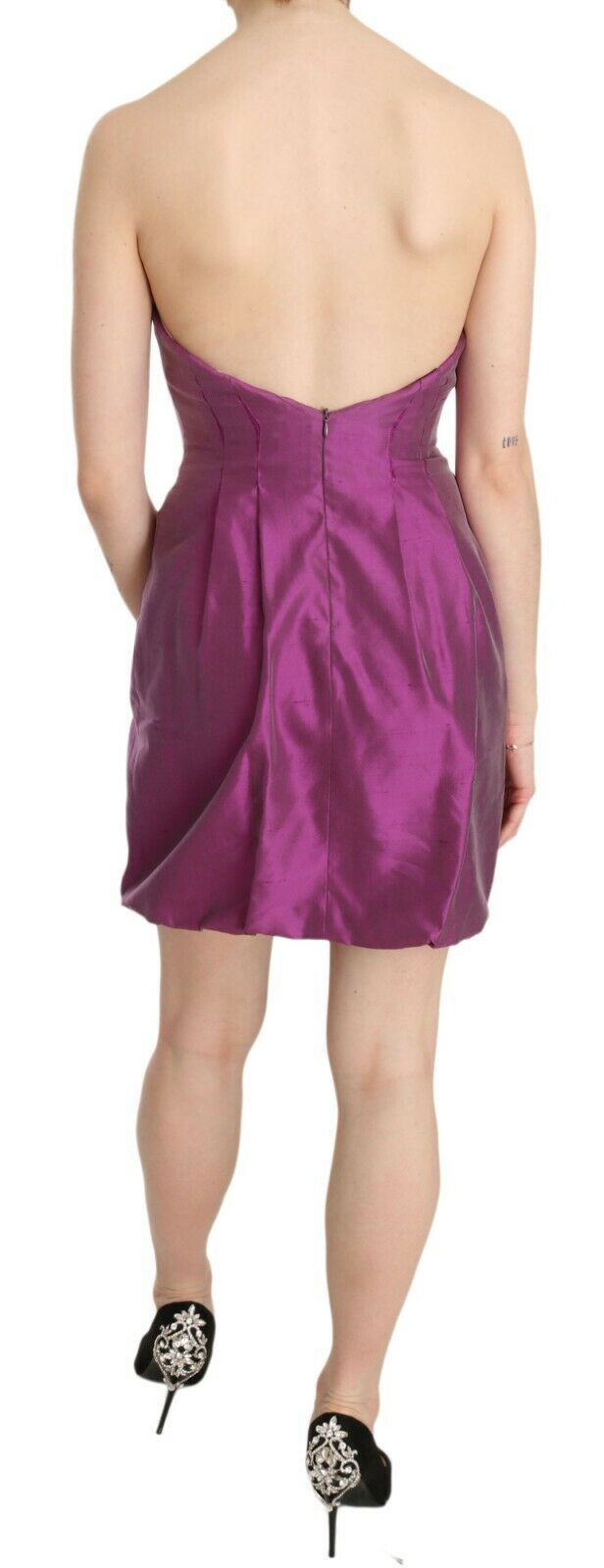 Ermanno Scervino Pink Backless Halter Midi Dress