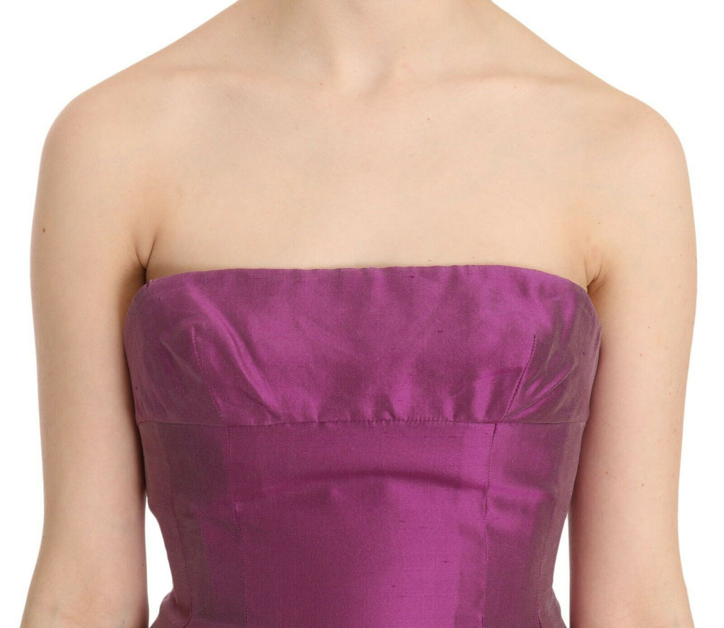 Ermanno Scervino Pink Backless Halter Midi Dress