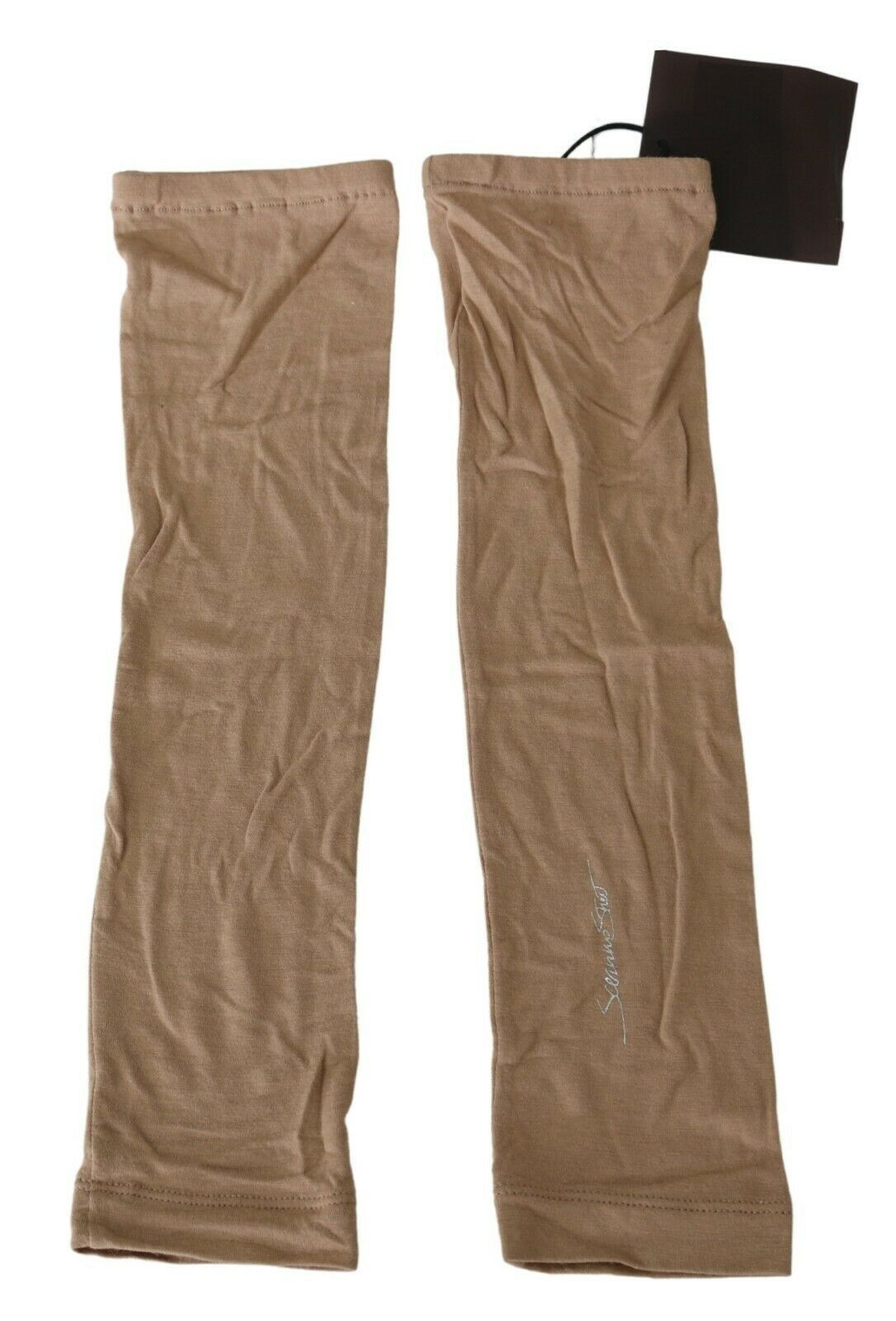 Scervino Street Beige Viscose Women's Arm Warmers