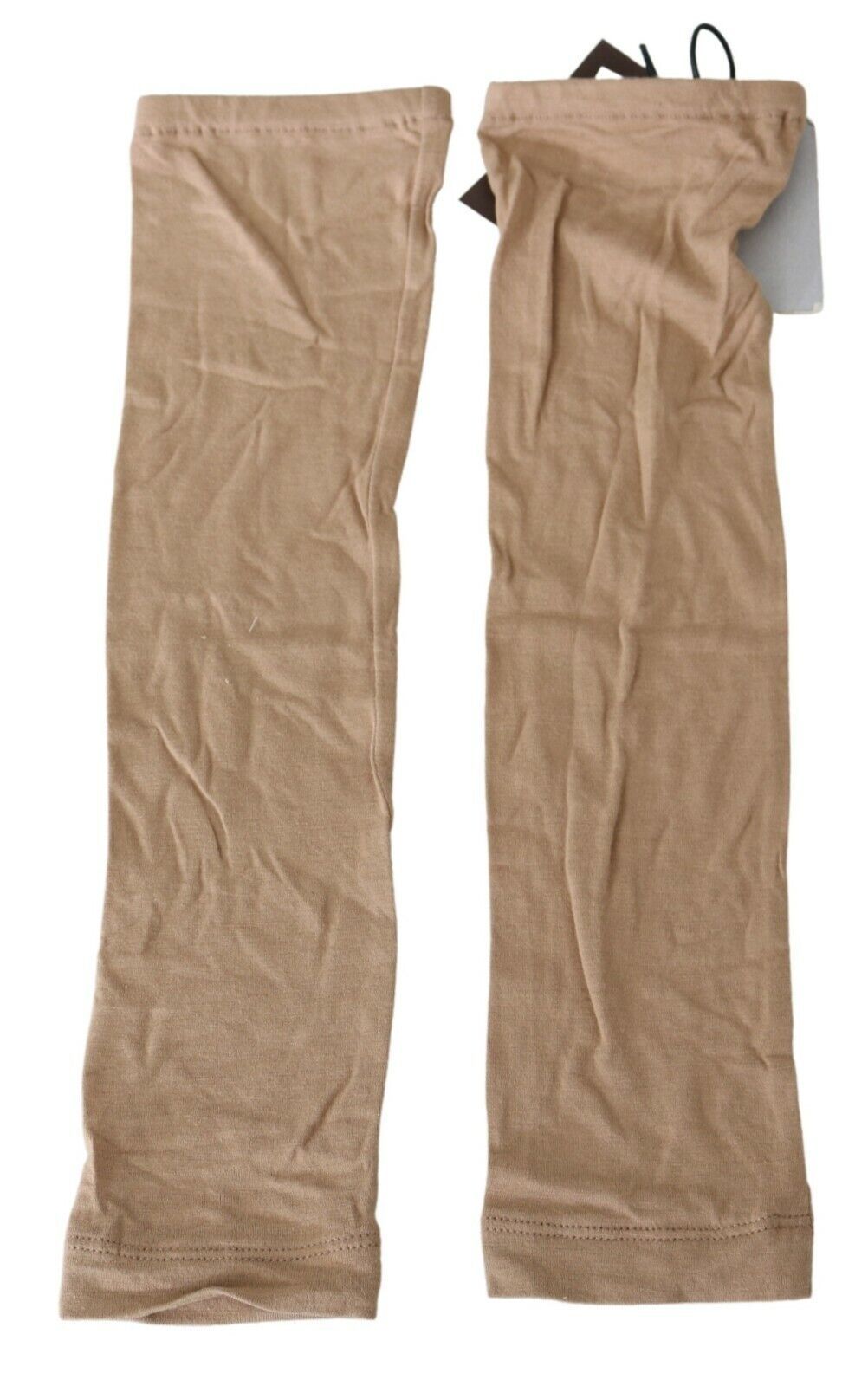 Scervino Street Beige Viscose Women's Arm Warmers