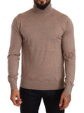 Dolce & Gabbana Brauner Kaschmir-Rollkragenpullover