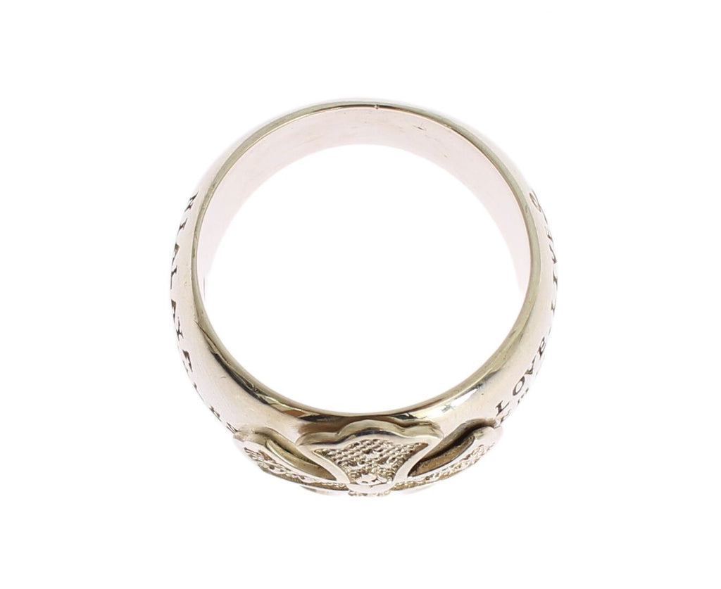 Nialaya Silber Kreuz Damen 925 Sterling Ring