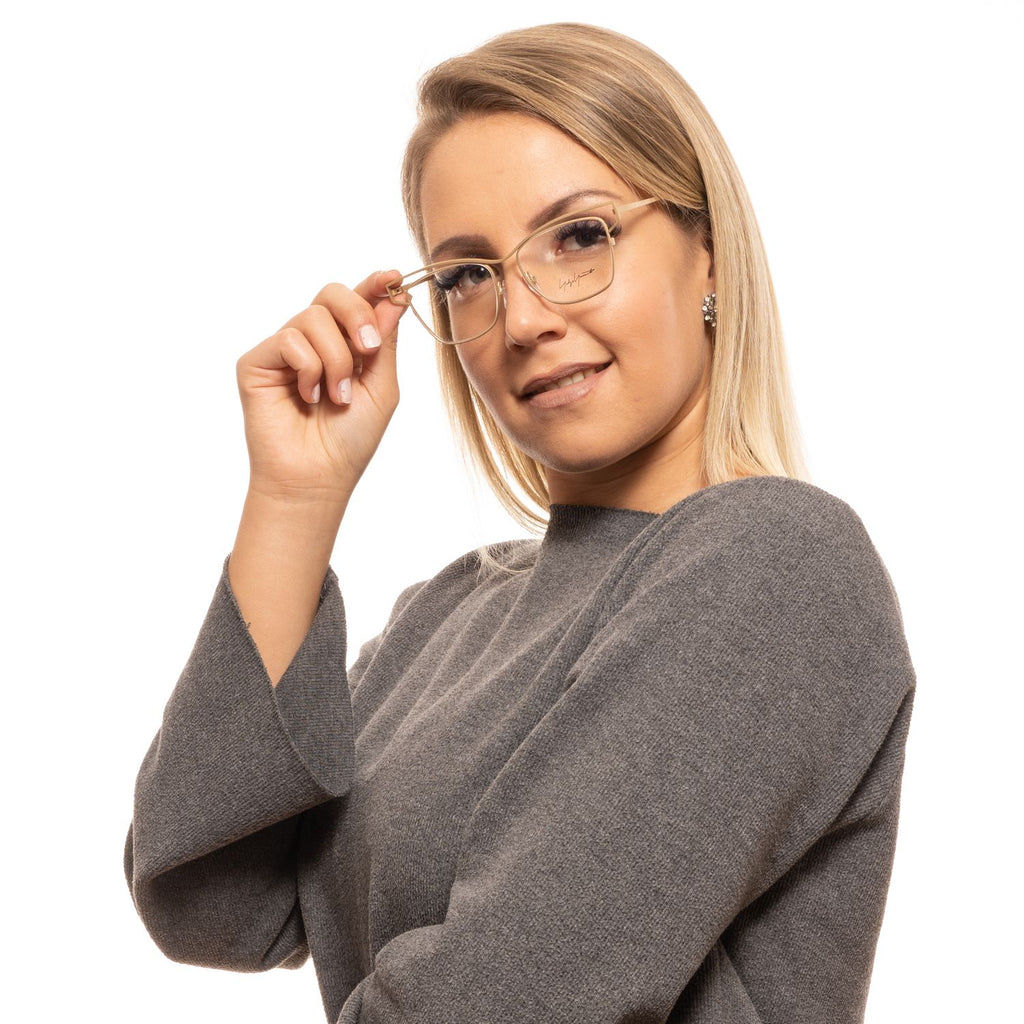Yohji Yamamoto Brille aus Titan mit Gold-Finish (Fassung)
