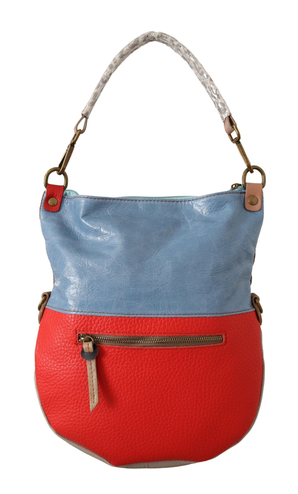 EBARRITO Multicolor Echtes Leder Schulter Tote Frauen Handtasche