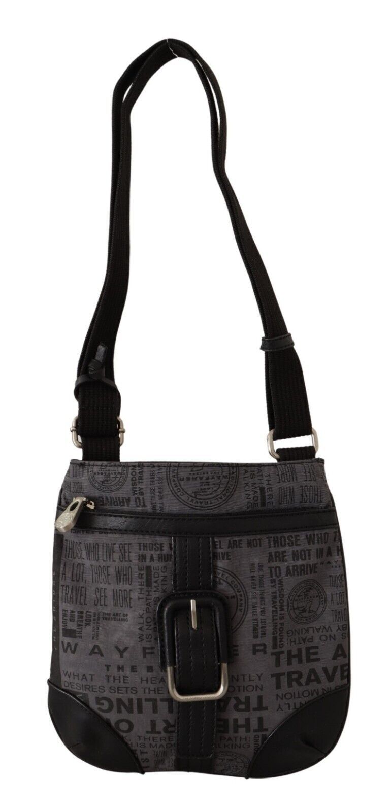 WAYFARER Grey Printed Logo Shoulder Bag Crossbody Handbag