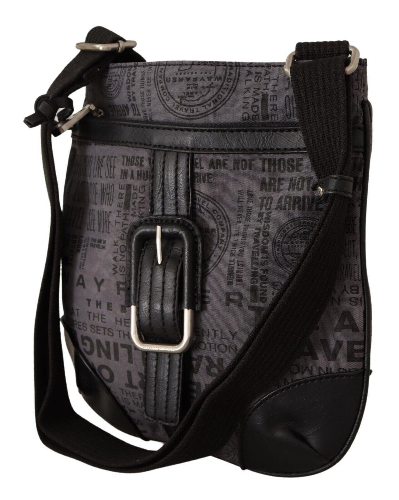 WAYFARER Grey Printed Logo Shoulder Bag Crossbody Handbag