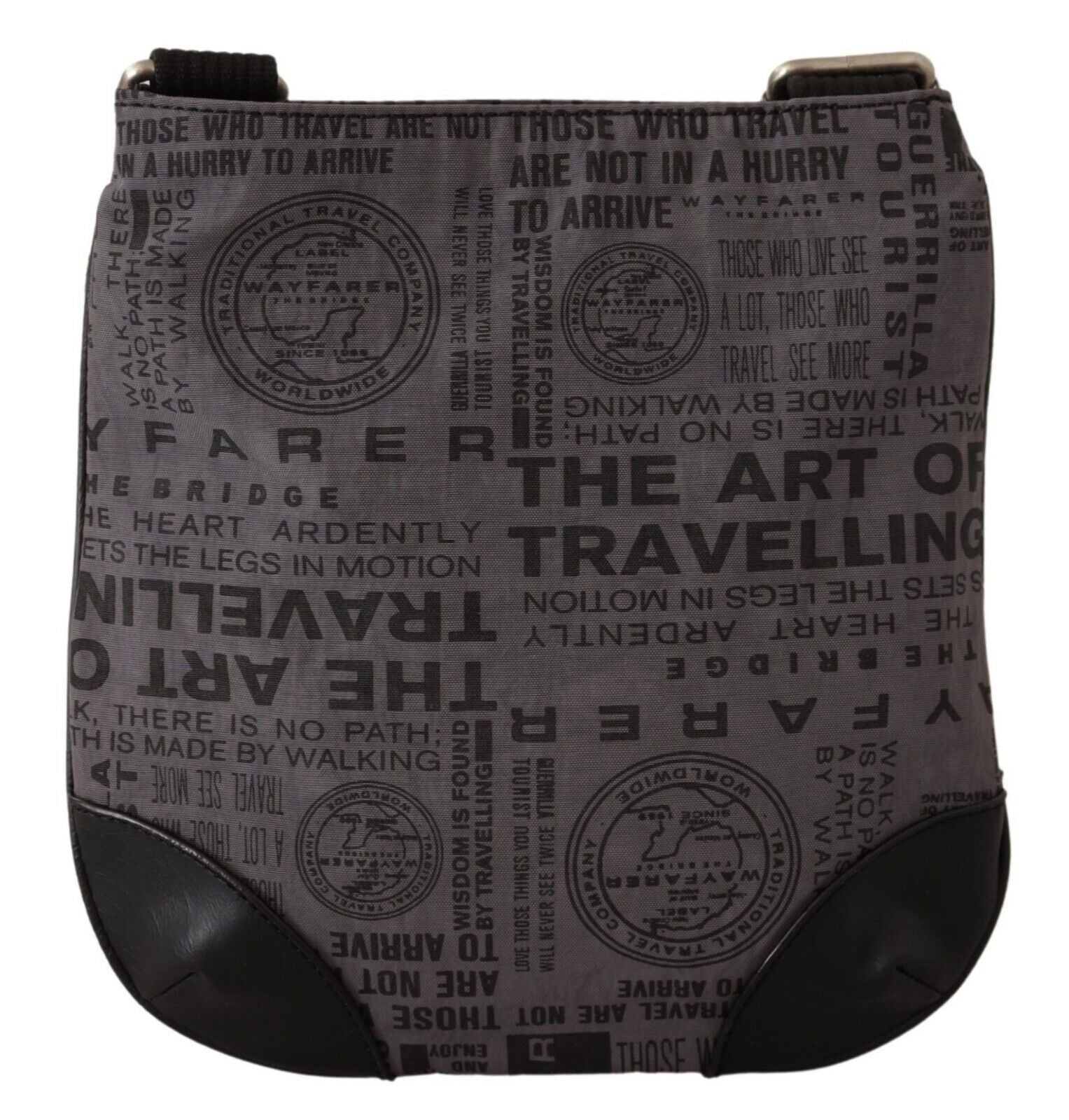 WAYFARER Grey Printed Logo Shoulder Bag Crossbody Handbag