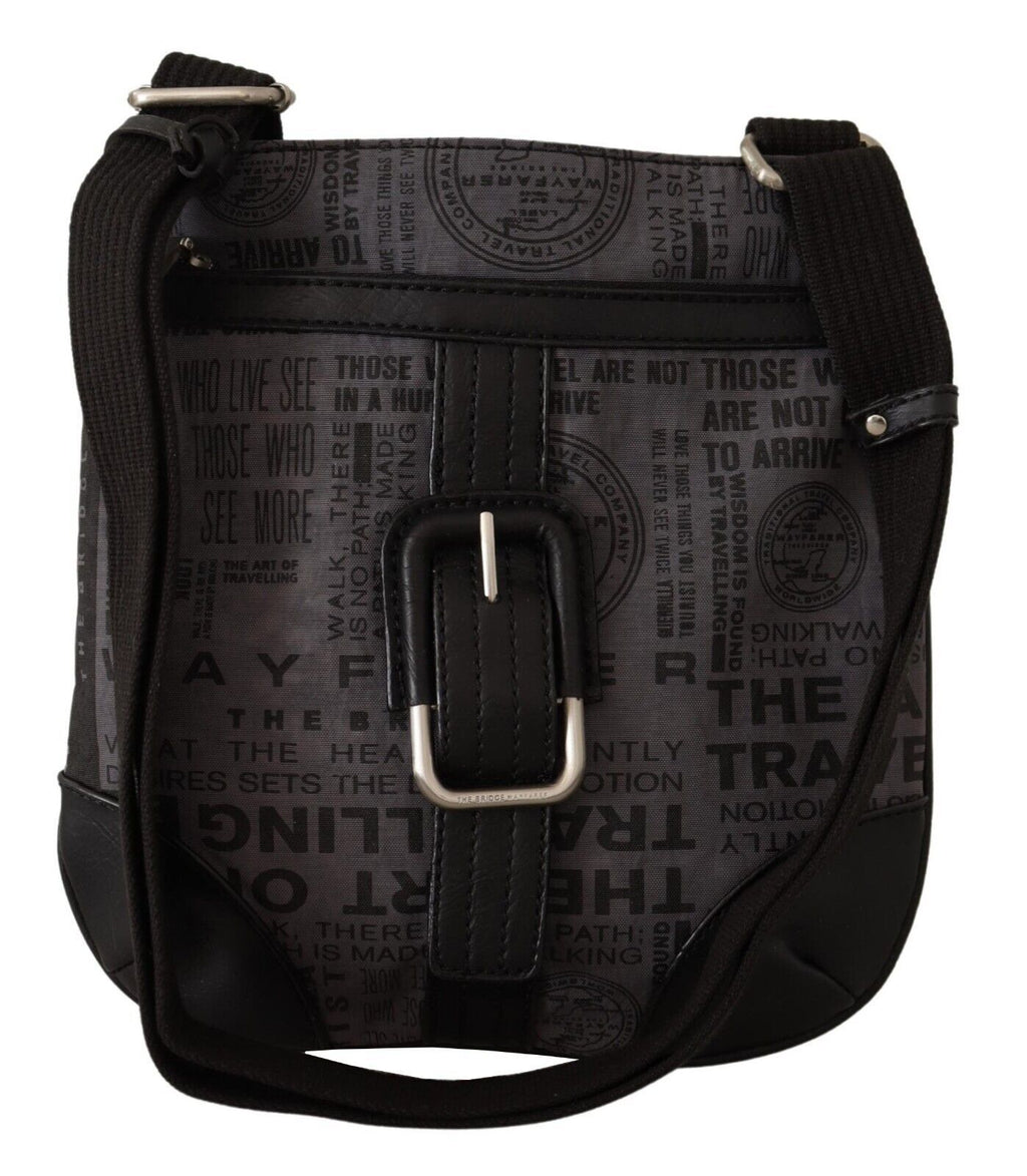 WAYFARER Grey Printed Logo Shoulder Bag Crossbody Handbag