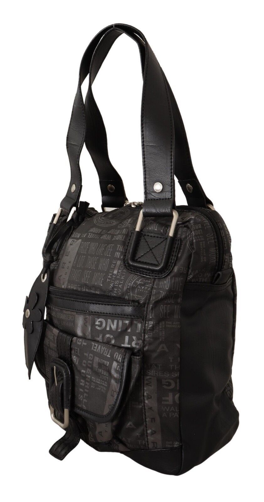 WAYFARER Black Printed Logo Shoulder Bag Handbag