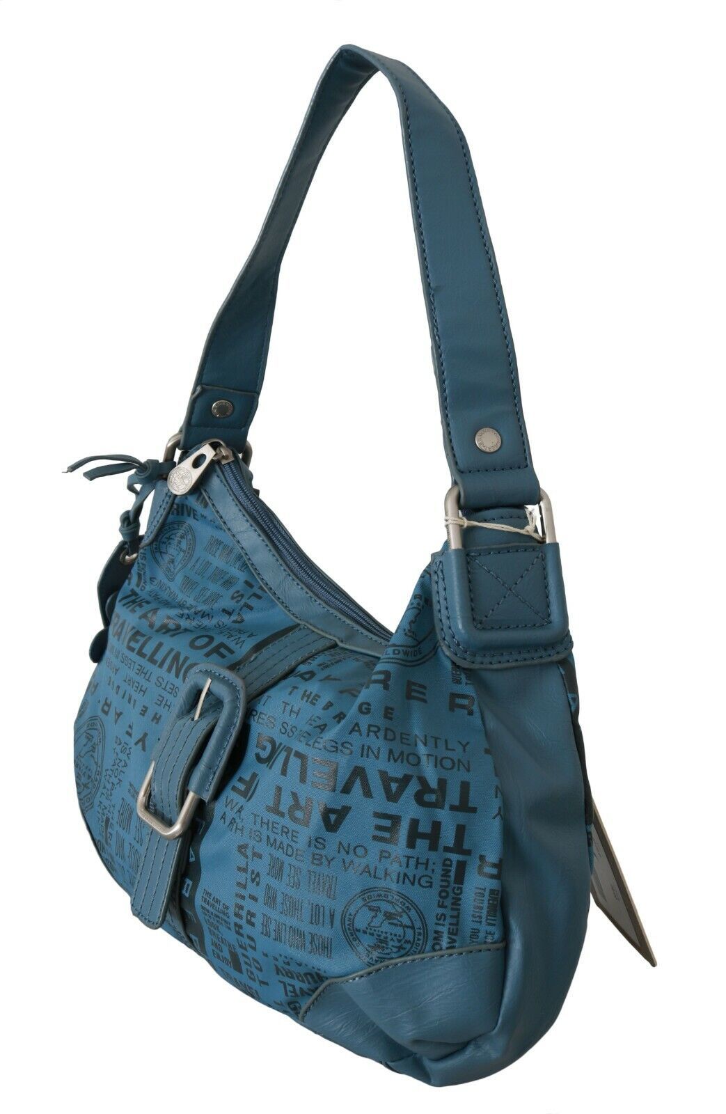 WAYFARER Umhängetasche Bedruckte Handtasche Frauen Blau
