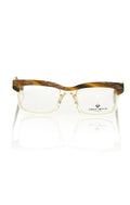 Frankie Morello Braune Herrenbrille aus Acetat