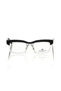 Frankie Morello Schwarze Herren-Brille aus Acetat