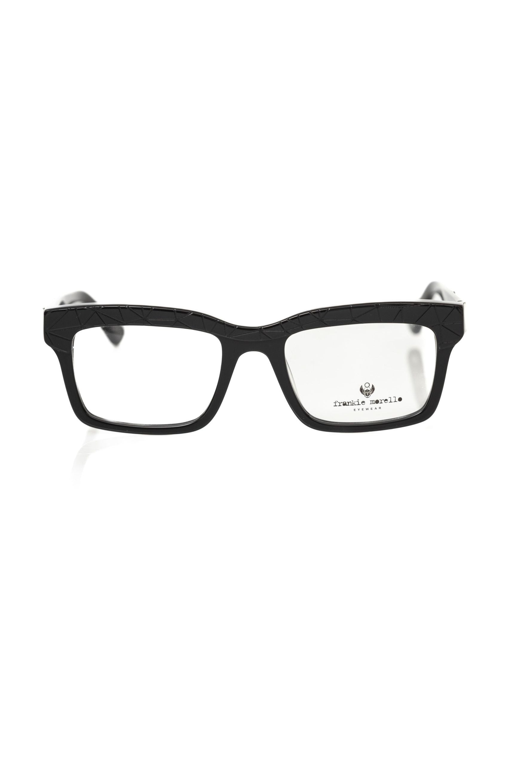 Frankie Morello Men's Black Acetate Glasses
