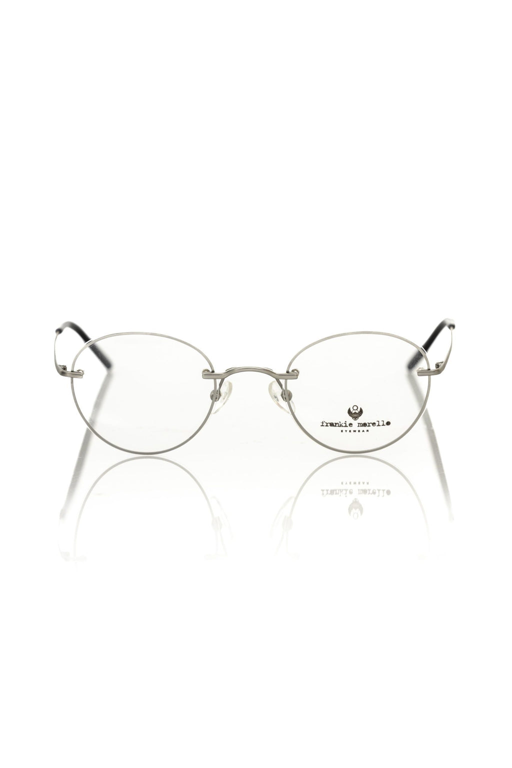 Frankie Morello Men's Silver Metallic Glasses