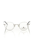 Frankie Morello Men's Silver Metallic Glasses