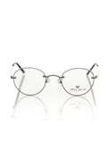 Frankie Morello Metallgraue Herrenbrille