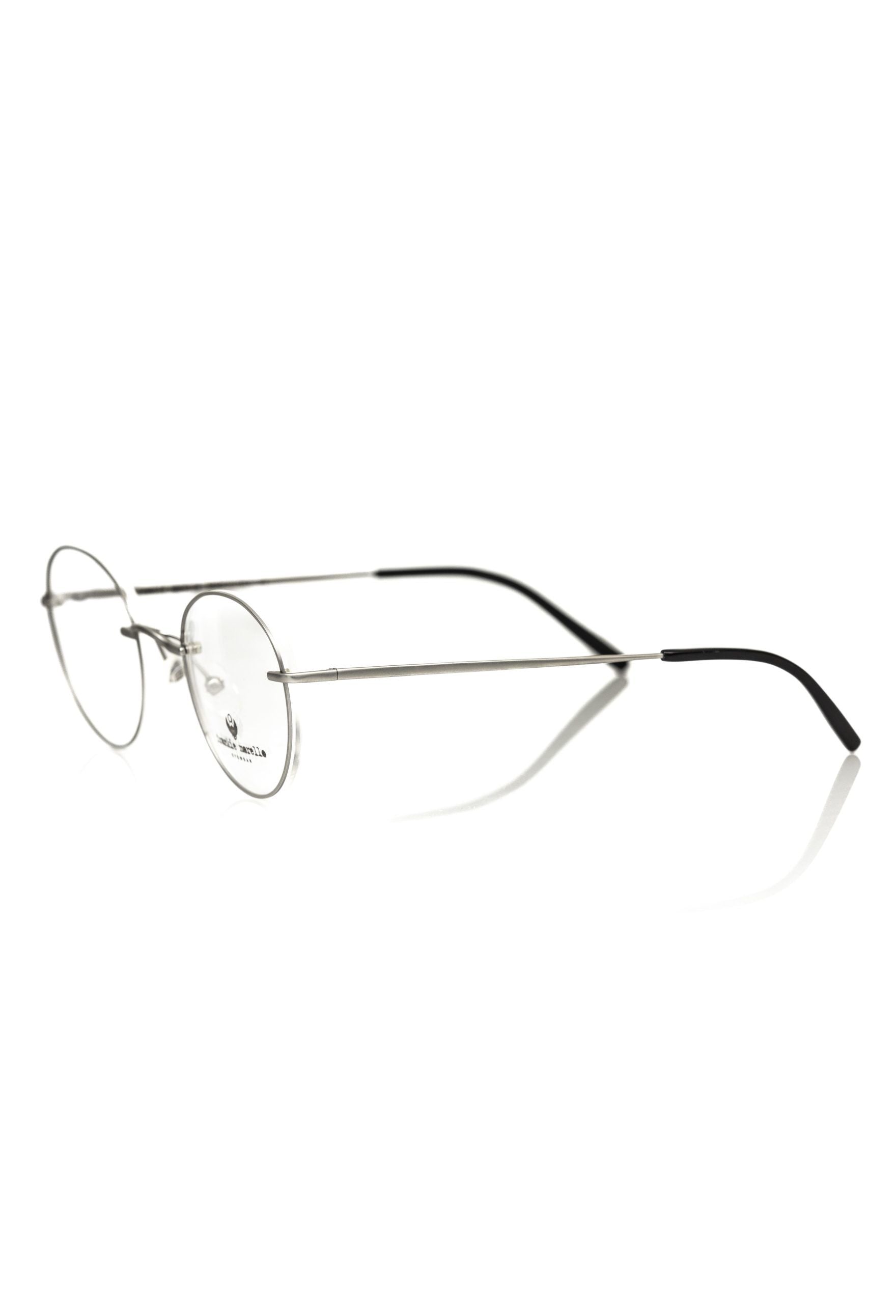 Frankie Morello Men's Silver Metallic Glasses
