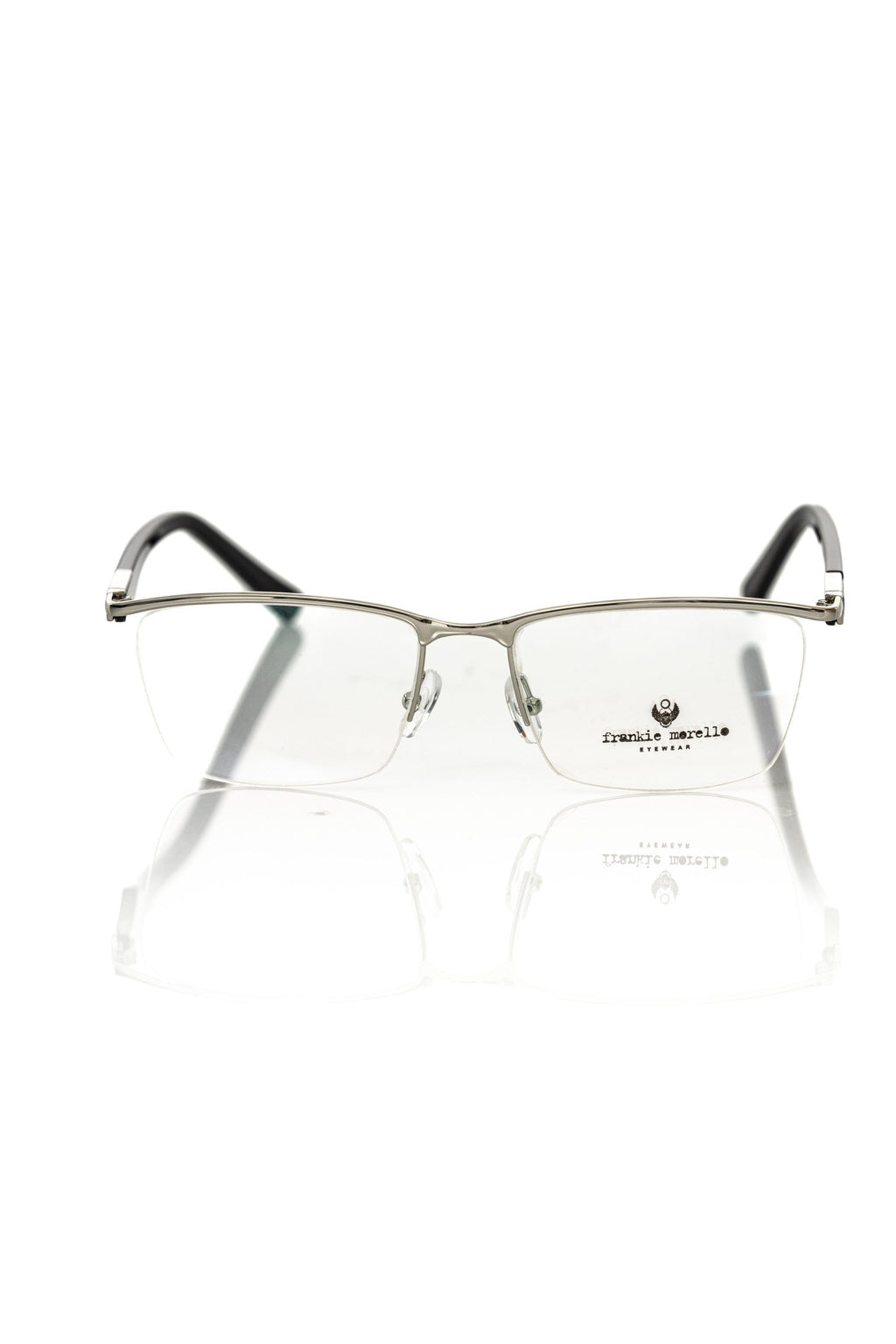 Frankie Morello Men's Black Metal Glasses